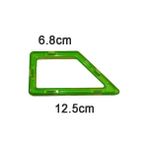 Pengfu Shop Sağ Yamuk Stili 1 Adet Manyetik Dıy Yapı Taşları Parçaları Küçük Çocuklar Için Inşaat Oyuncakları Tasarımcı Manyetik Oyuncaklar Mıknatıs Modeli Yapı Oyuncakları (Yurt Dışından)