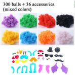 Pengfu Shop Set Tarzı Başına 336 Adet Adet Diken Topu Kümeleri 3D Model Inşaat Yapı Taşları Oyuncaklar Yapışkan Puf Topları Bulmaca Dıy Çocuklar Için Oyuncakları Birleştirme (Yurt Dışından)