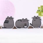 Pengfu Shop Şişman Kedi Ifadesi Ev Yapımı Sticker Kid Dıy Laptop Için Su Geçirmez Kaykay Moto Telefon Araba Oyuncak Scrapbooking Çıkartmalar (Yurt Dışından)