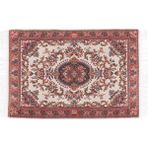 Pengfu Shop Tip 2 Tarzı 1:12 Türk Tarzı Dollhouse Halı Çiçek Mat Oyun Evi Dekor Zemin Kaplamaları Minyatür Dokuma Kilim Bebek Aksesuarları (Yurt Dışından) - Renkli