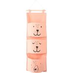 Pengfu Shop Turuncu Tarzı Duvar Asılı Banyo Banyo Oyuncak Çanta Organizatör Keten Dolap Çocuk Kılıfı Bebek Banyo Oyuncakları Kitaplar Için Kozmetik Çeşitli Eşyalar (Yurt Dışından) - Renkli