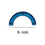 Pengfu Shop Yarım Daire Tarzı 1 Adet Manyetik Dıy Yapı Taşları Parçaları Küçük Çocuklar Için Inşaat Oyuncakları Tasarımcı Manyetik Oyuncaklar Mıknatıs Modeli Yapı Oyuncakları (Yurt Dışından)
