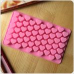 Pengfushop4 1 Adet Tarzı 1 Adet Mini Kalp Kalıp Silikon Tepsi Dıy Çikolata Fondan Kalıp 3D Pasta Jöle Kurabiye Pişirme Kek Dekorasyon Araçları Ev Aksesuarı (Yurt Dışından) - Dondurma Aracı - Renkli