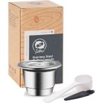 Pengfushop4 1 Adet Tarzı Nespresso Yeniden Kullanılabilir Kahve Kapsülü Paslanmaz Çelik Doldurulabilir Filtreler Espresso Fincan Inissia ve Pixie Kahve Makinesi Icafilas Için Fit (Yurt Dışından) - Kahve Eşyaları