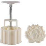Pengfushop4 150G Tarzı Plastik Mooncake Kalıp G 3D Lotus Damga Kurabiye Kesici Kalıp Dıy Pişirme Aksesuarları Sonbahar Ortası Festivali Mutfak Aletleri (Yurt Dışından) - Fırın Tepsisi