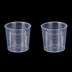 Pengfushop4 15ML 2 Adet Stil 15MLML ml ml 0ml Şeffaf Plastik Dereceli Pişirme Ölçme Kabı Beher Sıvı Ölçü Sürahi Kabı (Yurt Dışından) - Renkli