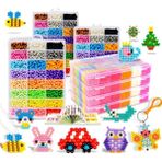 Pengfushop4 24-2400 Tarzı Sihirli Su Yapışkan Boncuk Oyuncaklar Dıy Aquabeads El Yapımı Boncuk Oyuncak Eğitici Bulmaca Çocuk Kız Erkek Için Hama Aqua Boncuk (Yurt Dışından)