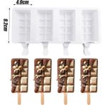 Pengfushop4 26X14.5 Stili 3 Boyutlu Silikon Dondurma Kalıbı Popsicle Kalıpları Dıy Ev Yapımı Dondurucu Meyve Suyu Buz Pop Kalıp Kapaklı Yaz Çocuklar Için Çubukları (Yurt Dışından) - Dondurma Aracı - Renkli