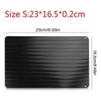 Pengfushop4 4 Köşe Stili ile S Hızlı Buz Çözme Tepsisi Dondurulmuş Gıda Et Meyve Çözme Hızlı Alüminyum Alaşımlı Çelik Levha Kurulu Defrost Mutfak Aleti Aracı (Yurt Dışından) - Et ve Kümes Hayvanları Araçları - Renkli