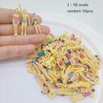 Pengfushop4 44MM 10 Adet Stil 1:::87 Figür Modeli Işçi Mimari Demiryolu Karakter Modeli Tren Demiryolu Düzeni Diy Malzeme Açıklıkta Diorama (Yurt Dışından)