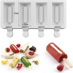 Pengfushop4 7x3.5cm Tarzı 3 Boyutlu Silikon Dondurma Kalıbı Popsicle Kalıpları Dıy Ev Yapımı Dondurucu Meyve Suyu Buz Pop Kalıp Kapaklı Yaz Çocuklar Için Çubukları (Yurt Dışından) - Dondurma Aracı - Renkli