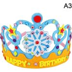 Pengfushop4 A3 Stili Yaratıcı Taç Dıy El Sanatları Oyuncak Kağıt Pul Yıldız Desen Çocuk Oyuncakları Parti Dekoru Dıy Oyuncaklar (Yurt Dışından)