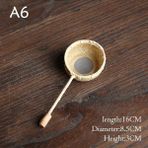 Pengfushop4 A6 Stili 1 Adet Japon Tarzı Çay Töreni Bambu Ahşap Çay Filtresi Örgü Çay Demlik Kullanımlık Mutfak Aksesuarları (Yurt Dışından) - Renkli - çay seti