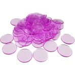 Pengfushop4 Açık Pembe Tarzı Bingo Şeffaf Renk Sayma Matematik Oyun Sayaçları Işaretleyiciler Poker Öğretim Aksesuarı Aile Kulübü Oyun Oyuncak (Yurt Dışından)