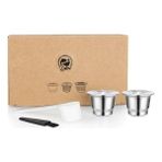 Pengfushop4 Açık Yeşil Tarzı Icafilas Nespresso Yeniden Kullanılabilir Kahve Kapsülü Paslanmaz Çelik Doldurulabilir Filtreler Espresso Fincan Inissia ve Pixie Kahve Makinesi Için Fit (Yurt Dışından) - Kahve Eşyaları