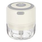 Pengfushop4 BEYAZ-250ML Tarzı Sarımsak Kırıcı Presi Spiral Cips Bıçağı Mini Elektrikli USB Şarjlı Sebze Mutfak Alet Setleri Kolaylık Roman Aksesuarları (Yurt Dışından) - Meyve ve sebze araçları - Renkli