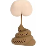 Pengfushop4 Bir Stil Kişiselleştirilmiş Kaka Şekli, Yeniden Kullanılabilir Silikon Çay Makinesi, Eğlenceli Bitki Çayı Poşeti, Kahve Filtresi, Difüzör, Çay Süzgeci Aksesuarları (Yurt Dışından) - Renkli - çay seti
