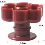 Pengfushop4 Çiçek Tarzı Yaratıcı Mutfak Aksesuarları Alet Donut Kalıp Kesici Gıda Tatlılar Makinesi Malzemeleri Mutfak Pişirme Dekorasyon Araçları Pişirme Aracı (Yurt Dışından) - Fırın tepsisi - Renkli