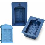 Pengfushop4 Doctor Who Tardis Buz Tepsileri Dr. Who Silikon Buz Kalıbı Kek Muffin Pişirme Tavası Jello Çikolata Jelatin Kalıp Sabun Kalıbı (Yurt Dışından) - Dondurma Aracı - Renkli