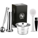 Pengfushop4 Erik Tarzı Icafilasuyumlu Kahve Makinesi Minipresso Cafeteira Yeniden Kullanılabilir Kapsül Paslanmaz Çelik K Caffitaly Tchibo Filtre Filtre (Yurt Dışından) - Kahve Eşyaları