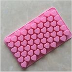 Pengfushop4 Gösterilen Stil Gibi Mini Kalp Kalıp Silikon Buz Küpü Tepsi Dıy Çikolata Fondan Kalıp 3D Pasta Jöle Kurabiye Pişirme Kek Dekorasyon Araçları Mutfak (Yurt Dışından) - Dondurma Aracı - Renkli