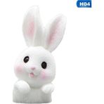 Pengfushop4 H04 Stili Mini Sevimli Reçine Tavşan Süsleme Aile Mikro Peyzaj Süsleme Tavşan Havuç Minyatür Heykeli Bahçe Bonsai Dekorasyon Oyuncak (Yurt Dışından)