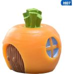 Pengfushop4 H07 Stili Mini Sevimli Reçine Tavşan Süsleme Aile Mikro Peyzaj Süsleme Tavşan Havuç Minyatür Heykeli Bahçe Bonsai Dekorasyon Oyuncak (Yurt Dışından)
