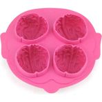 Pengfushop4 Kırmızı Stil 1 Parça Buz Kalıbı Dıy Maker Kare Buz Kalıbı Makinesi 4 Izgara-Buz Beyin Modelleme Tepsisi Büyük Dev Buz Makinesi Kalıbı Dondurma Kalıbı (Yurt Dışından) - Dondurma Aracı