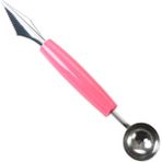 Pengfushop4 Kırmızı Stil Mutfak Aksesuarı Çift Kafalı Paslanmaz Çelik Oyma Bıçağı Meyve Karpuz Dondurma Baller Kaşığı Ev Mutfak Aletleri (Yurt Dışından) - Meyve ve sebze araçları - Renkli