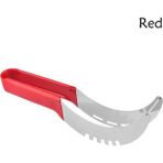 Pengfushop4 Kırmızı Stil Paslanmaz Çelik Karpuz Dilimleme Kesici Bıçak Tart Meyve Sebze Araçları Kesme Kavun Bıçağı Mutfak Alet Aksesuarı (Yurt Dışından) - Meyve ve sebze araçları - Renkli