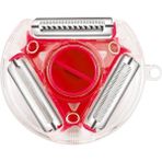 Pengfushop4 Kırmızı Stil Soyucu Sebze Dilimleyici Mandoline Kırıcı Için Rende Meyve Sebze Kesici Mutfak Robotu Manuel Alet Mutfak Aksesuarları (Yurt Dışından) - Meyve ve sebze araçları - Renkli