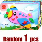 Pengfushop4 Köpük Etiket Stili 54 Sayfa Montessori Oyuncaklar Dıy Çocuklar Zanaat Oyuncak 3D Karikatür Hayvan Origami El Sanatları Kağıt Sanat Öğrenme Çocuklar Için Eğitici Oyuncaklar (Yurt Dışından)