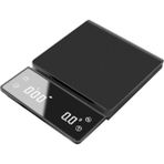 Pengfushop4 Koyu Gri Tarzı Elektronik Mutfak Terazisi Akıllı Dijital Tartı Damla Kahve Tartısı Ev Gıda Tartı Hassas Tartı (Pil Dahil Değildir) (Yurt Dışından) - Renkli