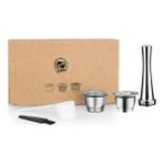 Pengfushop4 Koyu Gri Tarzı Icafilas Paslanmaz Çelik Doldurulabilir Nespresso Kahve Kapsülü Için Yeniden Kullanılabilir Essenza Mini & Citi Için Cafeteira Filtresi (Yurt Dışından) - Kahve Eşyaları