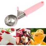 Pengfushop4 Kumral Tarzı Dondurma Kaşığı Paslanmaz Çelik Dondurma Kaşığı Metal Dondurma Kurabiye Kaşığı Kavun Meyve Baller Buz Topu Makinesi Mutfak Aletleri (Yurt Dışından) - Dondurma Aracı - Renkli