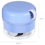 Pengfushop4 MAVI-170ML Stili 1 Adet Kırıcı Kolaylık Doğrayıcı Kesici Gıda Parçalayıcı Mini Sarımsak Et Meyve Sebze Basın Manuel Sarımsak Mutfak Aksesuarları (Yurt Dışından) - Meyve ve sebze araçları - Renkli