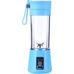 Pengfushop4 Mavi Stil 380ML 6 Bıçaklı Taşınabilir USB Elektrikli Portakal Sıkacağı Narenciye Meyve Sıkacağı Smoothie Blender Şarj Edilebilir Ev Mini Suyu Bardağı (Yurt Dışından) - Manuel kıyma makinesi - Renkli