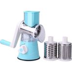 Pengfushop4 Mavi Stil Çok Fonksiyonlu Manuel Dilimleme Sebze Meyve Yuvarlak Kesici Parçalayıcı Rende Parçalayıcı Ev Mutfak Mutfak Robotları (Yurt Dışından) - Renkli