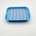 Pengfushop4 Mavi Stil Sosis Makinesi Kalıp 6 Izgaralar Silikon Dıy Jambon Hot Dog Kapaklı Kalıp Yapma Mutfak Ev Sosis Kek Pişirme Araçları Kalıpları (Yurt Dışından) - Et ve Kümes Hayvanları Araçları - Renkli