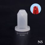 Pengfushop4 N5 Tarzı 1 Adet Ruj Kalıp Silikon Dıy Dudak Balsamı Kozmetik Kalıp Tutucu 8 Tipi Iyi Kullanım Ruj Kalıp Dıy Zanaat Aracı El Yapımı Kalıp (Yurt Dışından) - Fırın tepsisi - Renkli