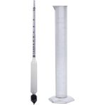 Pengfushop4 No.3 Tarzı Hidrometre Test Cihazı Eski Ölçüm Şişesi Seti Araçlar Alkolmetre Alkol Ölçer Şarap Konsantrasyon Ölçer Hidrometre Alkol (Yurt Dışından) - Renkli