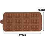 Pengfushop4 No.4 Stili Çikolatalı Waffle Kalıp Farklı Tam Sayfa Waffle Adet El Yapımı Boyut Çikolata Kalıp Kek Dekorasyon Kalıp (Yurt Dışından) - Fırın tepsisi - Renkli