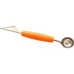 Pengfushop4 No.5 Tarzı Çift Kafalı Paslanmaz Çelik Oyma Bıçağı Meyve Karpuz Dondurma Baller Kepçe Yığınları Kaşık Ev Mutfak Aksesuarları (Yurt Dışından) - Dondurma Aracı - Renkli