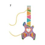 Pengfushop4 No.7 Tarzı Gitar Malzemesi Yaratıcı Süslemeleri Ahşap El Yapımı Dıy Gitar Boyama Grafiti Malzemesi Ahşap Çocuklar Için Müzikli Oyuncaklar (Yurt Dışından)