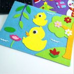 Pengfushop4 Ördek Stili 5 Tasarım El Sanatları Kiti Karikatür Hayvan Keçe Kumaş Etiket 3D El Yapımı Dıy Yaratıcı Oyuncak Anaokulu Eğitimi (Yurt Dışından)