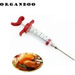 Pengfushop4 Organboo Mutfak Pişirme Şırınga Aksesuarları Barbekü Et Şırınga Marinade Enjektör Türkiye Tavuk Eti Lezzet Şırınga Mutfak Aletleri (Yurt Dışından) - Et ve Kümes Hayvanları Araçları - Renkli