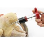 Pengfushop4 Paslanmaz Çelik Iğneler Baharat Şırınga Seti Barbekü Et Lezzet Enjektör Mutfak Pişirme Sosu Marine Aksesuarları Li (Yurt Dışından) - Et ve Kümes Hayvanları Araçları - Renkli