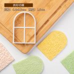 Pengfushop4 PC0198 Stili Yeni Küçük Çiçek Yaprakları Desen Fondan Kalıp Akrilik 3D Embosser Damga Pasta Şeker Zanaat Formu Bisküvi Kesici Kurabiye Kalıbı Damga (Yurt Dışından) - Fırın tepsisi - Renkli
