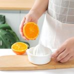 Pengfushop4 Plastik Portakal Limon Meyve Manuel Sıkacağı Sıkacağı Ev Taşınabilir Meyve Sıkacağı Çift Katmanlı Ayırma Mutfak Aletleri (Yurt Dışından) - Manuel kıyma makinesi - Renkli