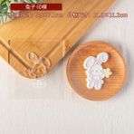Pengfushop4 QA0624 Stili Kız Bebek Bisküvi Kalıp Akrilik Kabartma Basın Damga Önlük Başlık Fondan Kurabiye Kesici Ev Bebek Duş Dıy Pişirme Araçları (Yurt Dışından) - Fırın tepsisi - Renkli